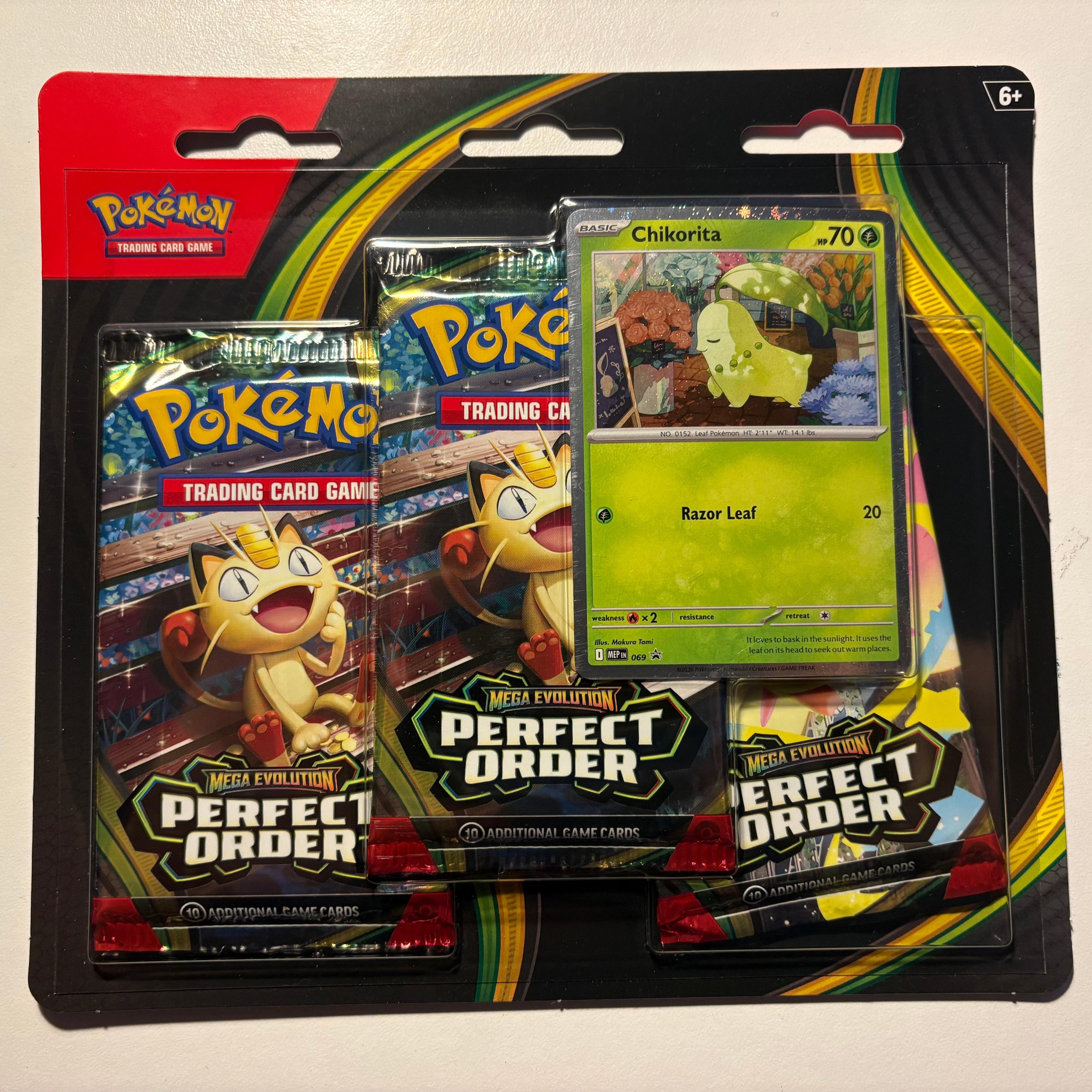 Pokemon TCG: Perfect Order 3 Pack Blister