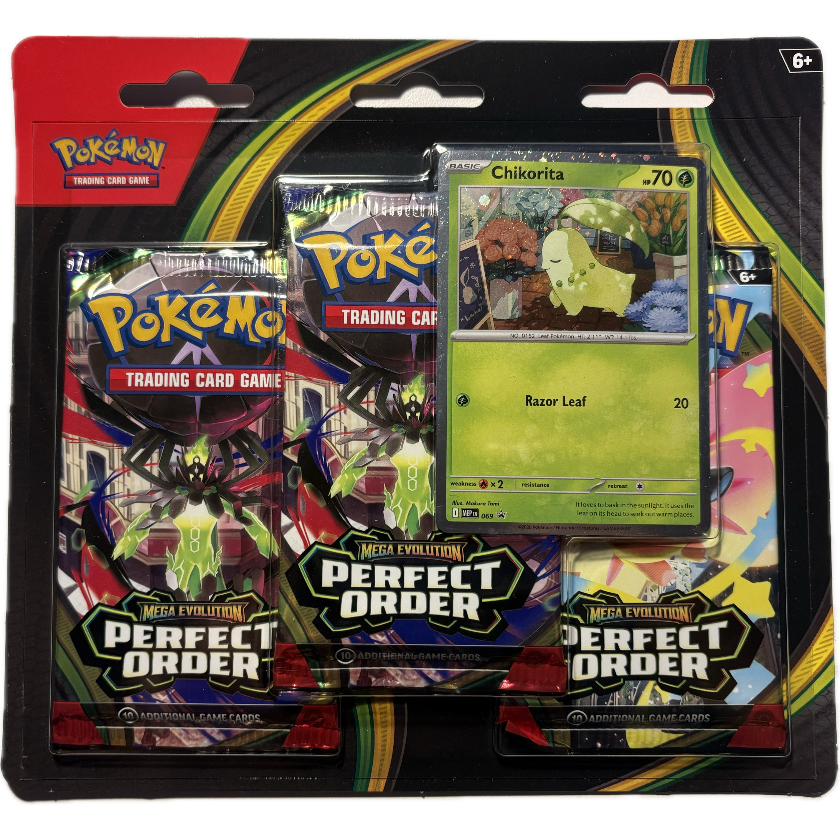 Pokemon TCG: Perfect Order 3 Pack Blister