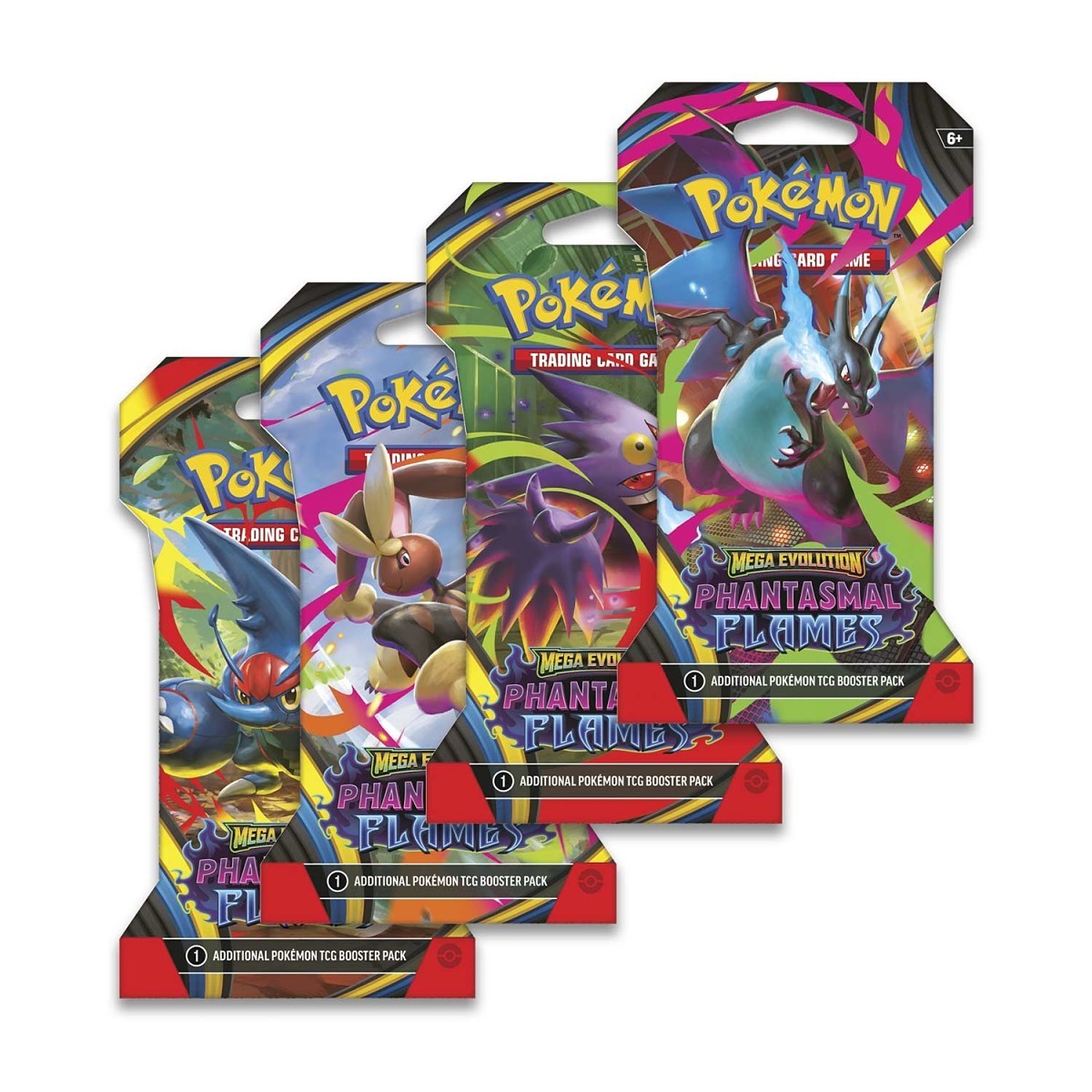 Pokémon TCG: Mega Evolution - Phantasmal Flames sleeved Booster Pack