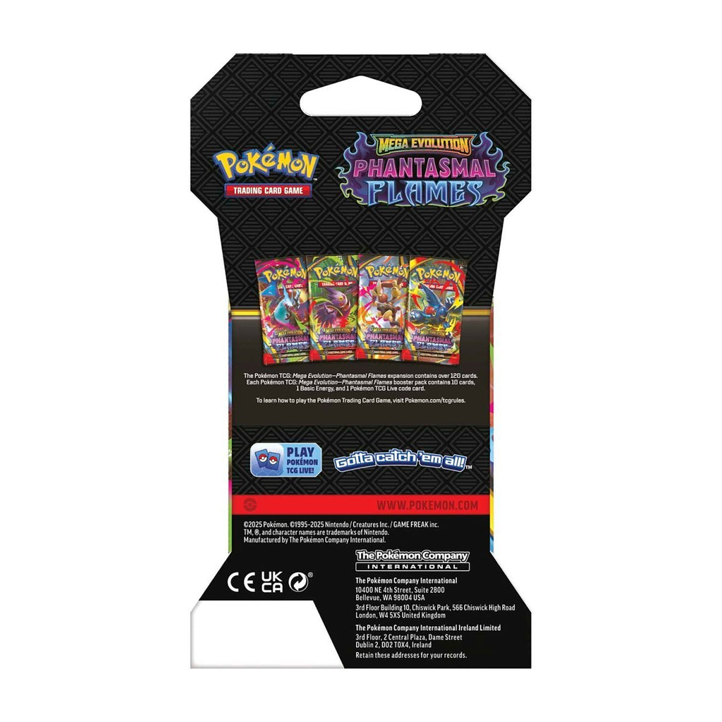 Pokémon TCG: Mega Evolution - Phantasmal Flames sleeved Booster Pack
