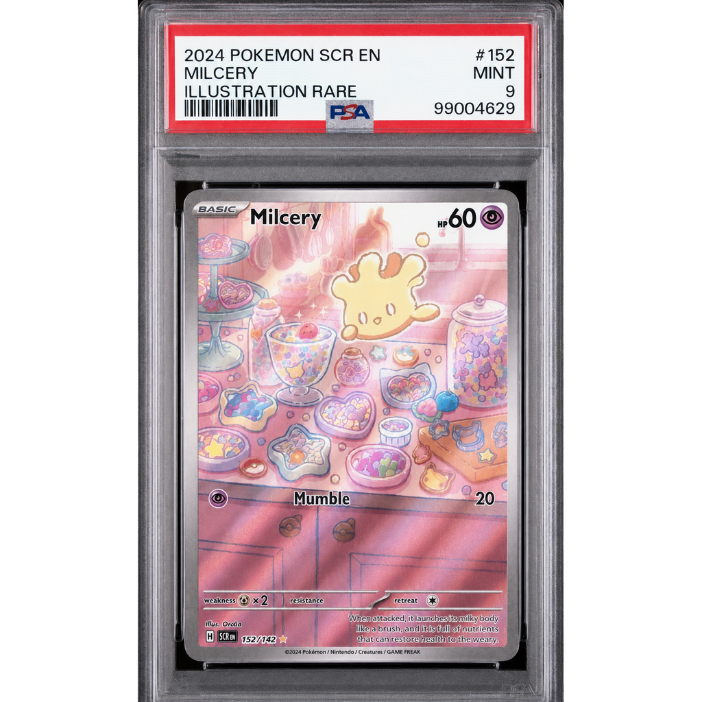 PSA 9 Milcery 152/142 IR- SV7 Stellar Crown (EN)